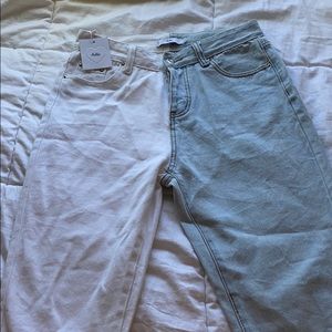 Adika two toned jeans